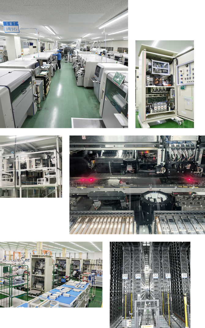 工場ラインや設備など、職場環境の写真